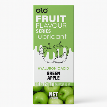 Лубрикант OLO Fruit flavour Green apple 120мл смак яблука LO0004 фото