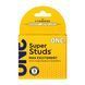Презервативы ONE Super Studs, 3 шт, с точечным рельефом, со смазкой, упаковка &mdash; картонная коробка SX0782 фото 1